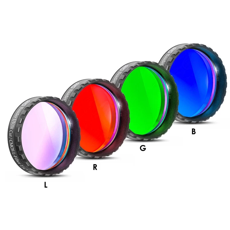 Baader L-RGB filter set (1.25") - CMOS optimized Baader L-RGB filter set (1.25") - CMOS optimized