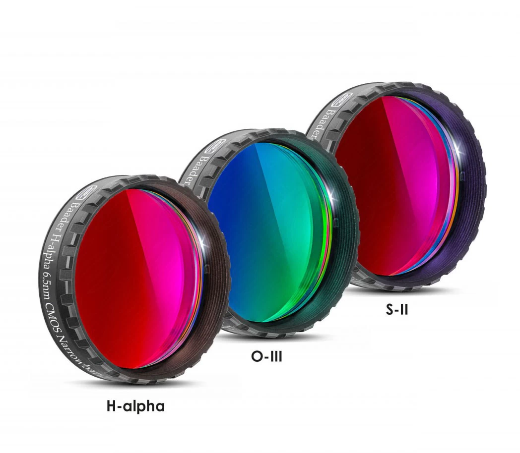Baader sada úzkopásmových (6.5 nm) SHO filtrov (1.25") Baader sada úzkopásmových (6.5 nm) SHO filtrov (1.25")