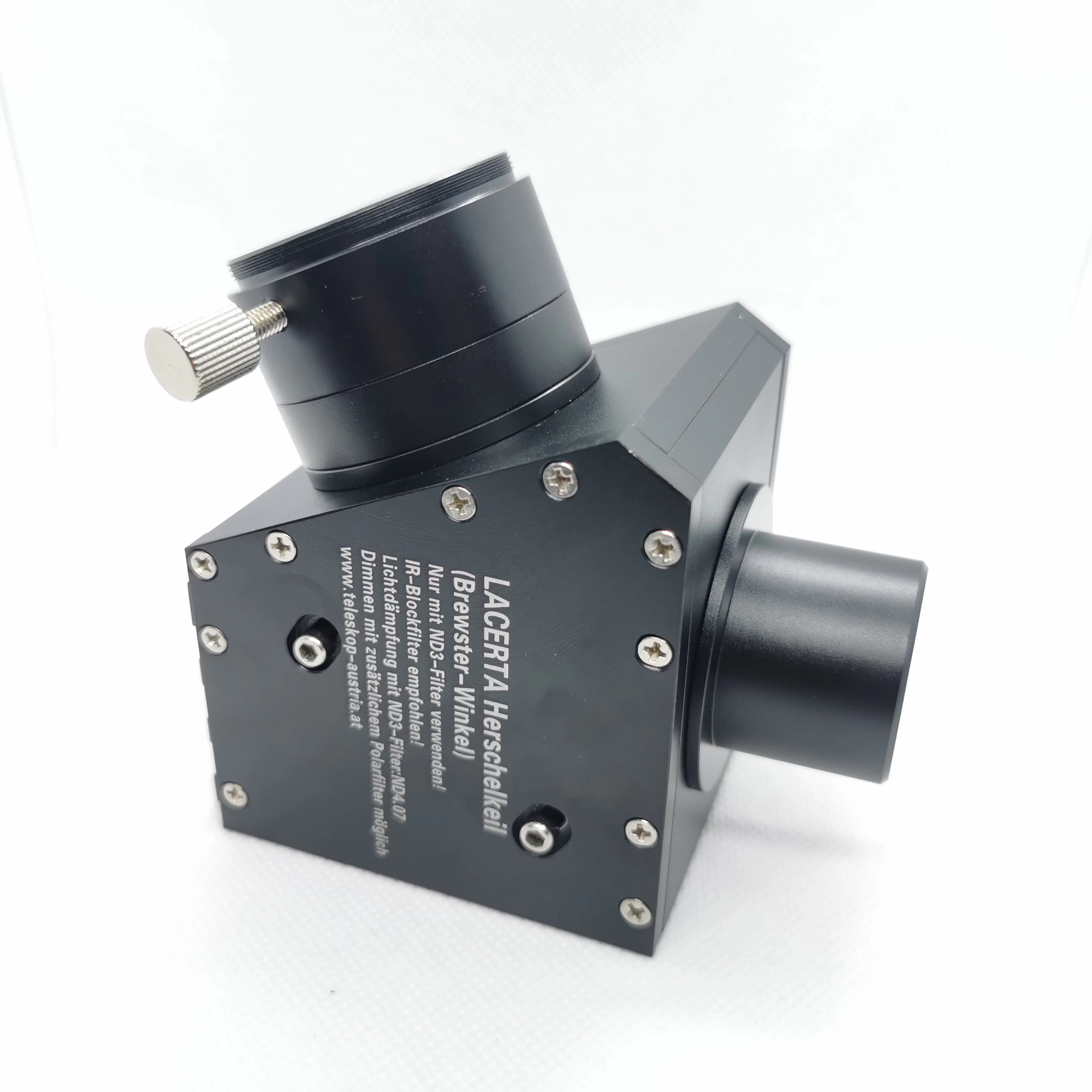 Lacerta Herschelov hranol (1.25") do 1.25" výťahu, s ND3 filtrom Lacerta Herschelov hranol (1.25") do 1.25" výťahu, s ND3 filtrom