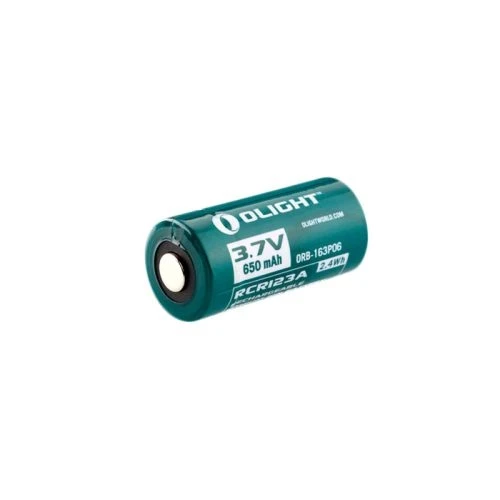Olight RCR123A Litium-ion akumulátor (650mah) Olight RCR123A Litium-ion akumulátor (650mah)