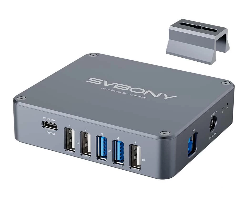 Svbony SV241 Pro – počítačom ovládateľný USB rozbočovač a napájacia distribučná skrinka Svbony SV241 Pro – počítačom ovládateľný USB rozbočovač a napájacia distribučná skrinka