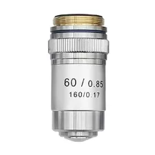Semi-plan achromatic objective 60x